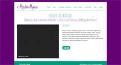Desktop Screenshot of mindsinmotion.org